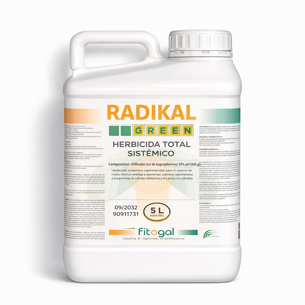 RADIKAL Herbicide Total Glyphosate 5L - Tous Types de Jardins