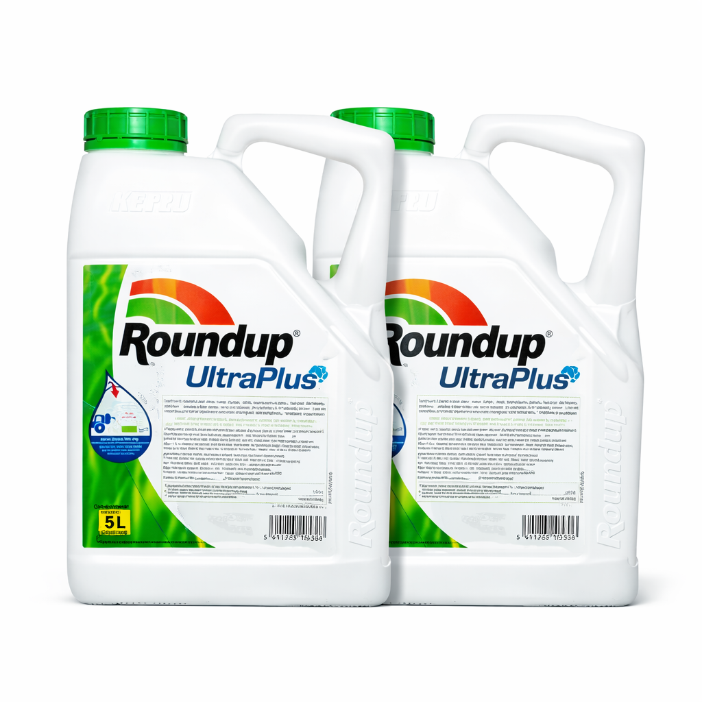 ROUNDUP UltraPlus Lot 2×5L - Herbicide Glyphosate Grand Volume