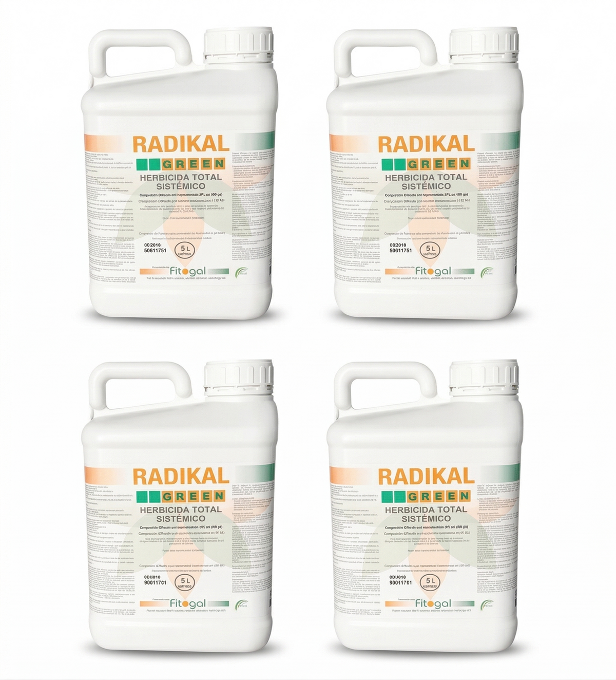 RADIKAL Herbicide Grand Lot 4×5L Glyphosate - Exploitation Agricole