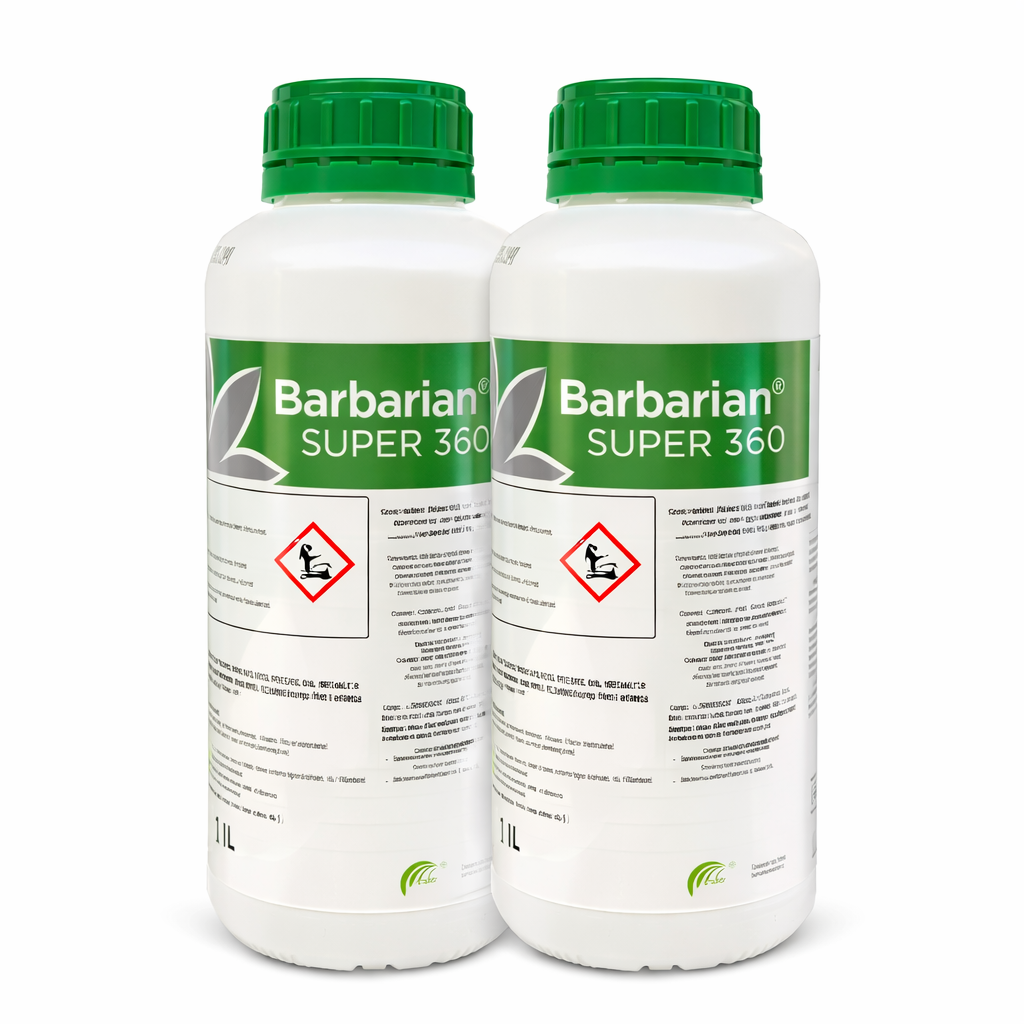 BARBARIAN Désherbant Tous Jardins Lot 2×1L - Action Racinaire
